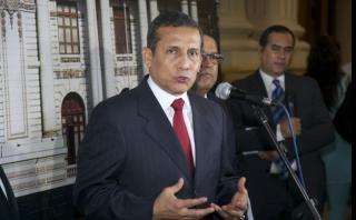 Ollanta Humala: "Alan García haría bien en venir al país"