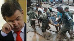 Santos declara la "calamidad pública" tras mortal avalancha