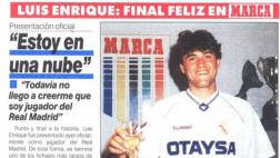 Luis Enrique: lo feliz que sintió cuando fichó por el Madrid