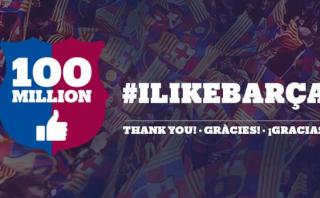 Barza también logró los 100 millones de seguidores en Facebook