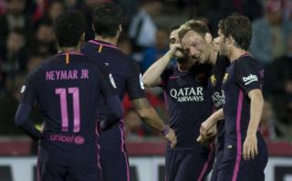 Barcelona: Rakitic marcó este gol en el triunfo ante Granada 