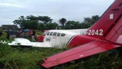 Loreto: avioneta se despistó en aeródromo por fuertes vientos