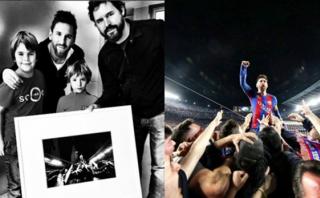 Lionel Messi recibió la foto viral de la remontada ante PSG