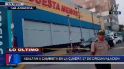 Ate: hampones atacan a balazos a cambista para robarle