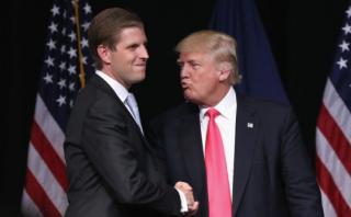Hijo de Trump dice que el nepotismo es "un factor de la vida"