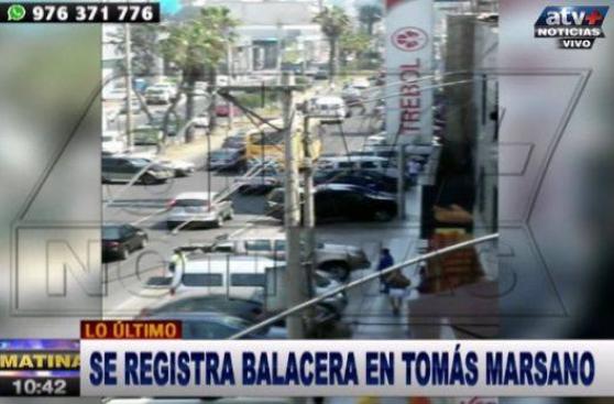 Balacera en Surquillo: al menos 4 heridos en asalto a cambistas