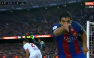 Luis Suárez: su golazo de chalaca ante el Sevilla [VIDEO]