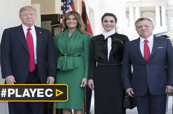 Trump recibe al rey Abdalá II para hablar de conflictos armados