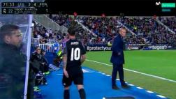 Real Madrid: Zidane minimizó la cólera de James Rodríguez