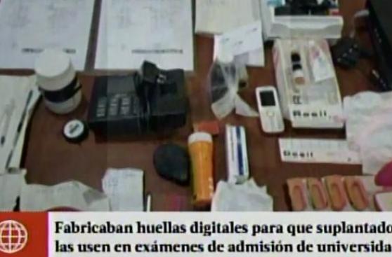 Fabricaban huellas para suplantar a postulantes a universidades