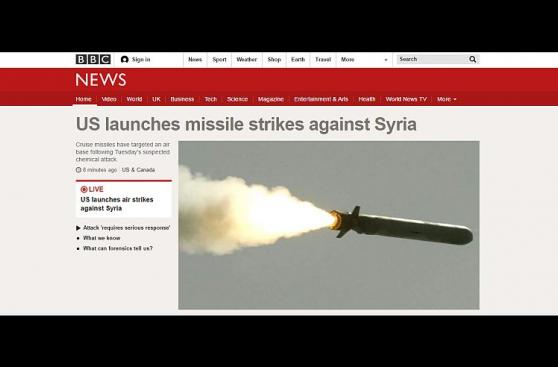 Bombardeo en Siria: así informan principales medios del mundo