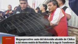 Alcalde de Chilca, ya detenido, quería irse manejando su auto