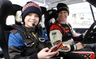Hijo de leyenda debutará en el rallycross con solo 15 años