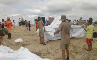 Lambayeque: damnificados pernoctan en albergues temporales