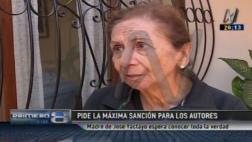 Madre de José Yactayo exige la máxima sanción para asesinos