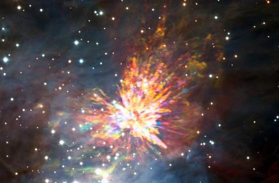 Astrónomos captan el nacimiento de una estrella