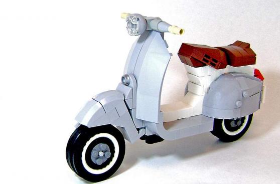¿Llegará a producción? Una Vespa en Lego