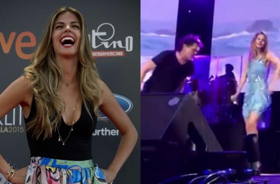 Stephanie Cayo se robó el show en concierto de Carlos Vives