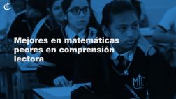 Evaluación de escolares: alzas en matemáticas, bajas en lectura