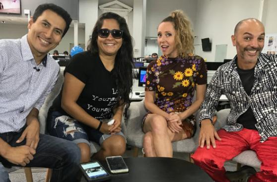 Katia, Saskia, Armando y Lelé en divertida entrevista en vivo