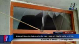 Arequipa: lanzan cartuchos de dinamita a vivienda y dejan carta