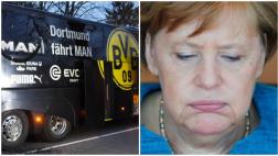 Merkel: Haremos "lo posible" por esclarecer ataque al Dortmund