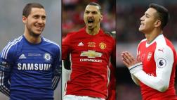 Hazard, Zlatan y Alexis, candidatos a jugador de la Premier