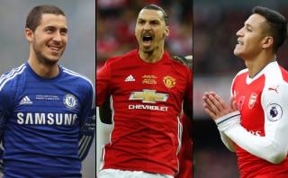 Hazard, Zlatan y Alexis, candidatos a jugador de la Premier