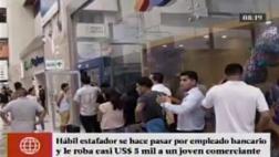 Falso empleado de BCP roba US$4 mil a cliente en agencia