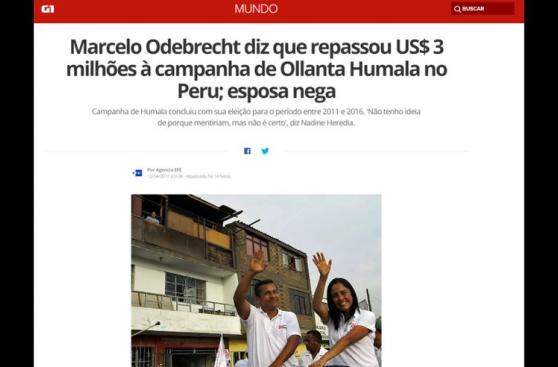 Escándalo Humala - Odebrecht da la vuelta al mundo