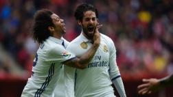 Isco fenomenal: su golazo de larga distancia frente a Gijón