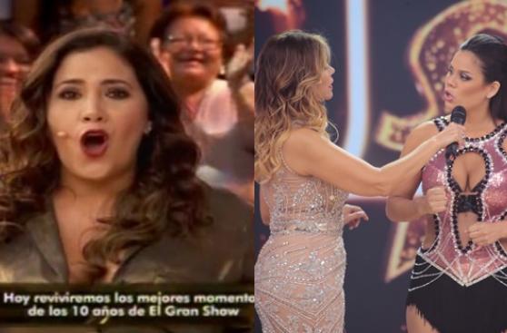 Andrea Llosa parodió incidente de Gisela y Andrea San Martín