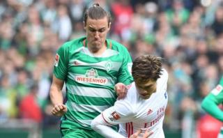 Werder Bremen venció 2-1 al Hamburgo en el "Nordderby"