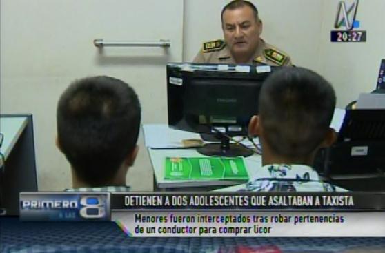 Cercado de Lima: adolescentes robaban para comprar licor