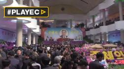 Corea del Norte recuerda a su fundador en medio de la tensión