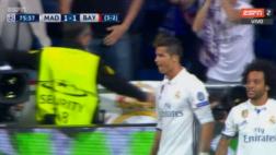 El golazo de Cristiano Ronaldo tras genial pase de Casemiro