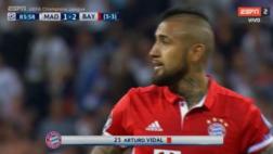La polémica expulsión de Arturo Vidal en el Santiago Bernabéu