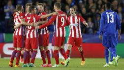 ¡Atlético Madrid a semifinales! Igualó 1-1 ante Leicester City