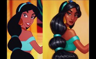 Artista pinta princesas Disney y les da toque más realista