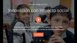 Google lanza concurso de innovación e impacto social para ONG