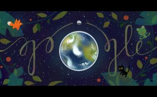 Google: doodle llama a la reflexión por el Día de la Tierra