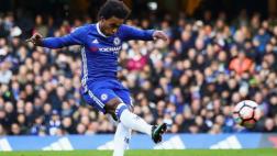 Willian y una gran definición: golazo de tiro libre en FA Cup