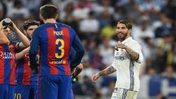 Sergio Ramos se fue expulsado acusando y desafiando a Piqué