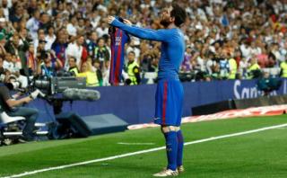 Messi y la explicación de su eufórico festejo en el Bernabéu