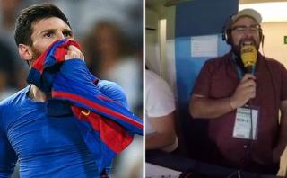 La eufórica narración catalana del golazo de Messi [VIDEO]