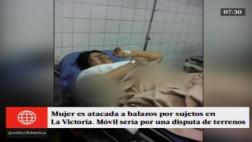 Mujer sobrevive a ataque de tres sicarios en su bodega