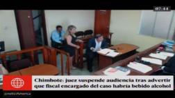 Juez suspende audiencia porque fiscal llegó oliendo a alcohol