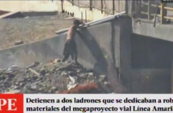 Delincuentes roban materiales de construcción de Línea Amarilla