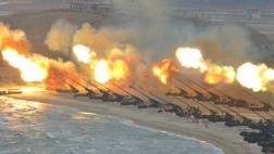 Corea del Norte realiza maniobras militares con fuego real