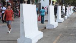 Trujillo: colocan muros de concreto para desalojar a ambulantes
